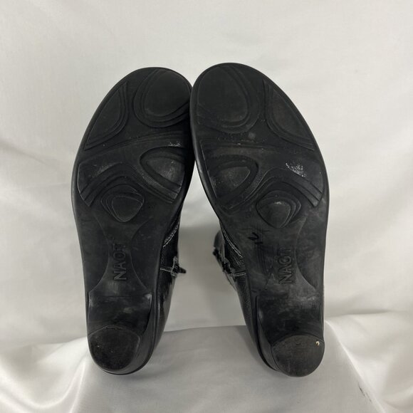 Naot Grey Patent Ankle Boots Womens EU Size 37 - Picture 9 of 11